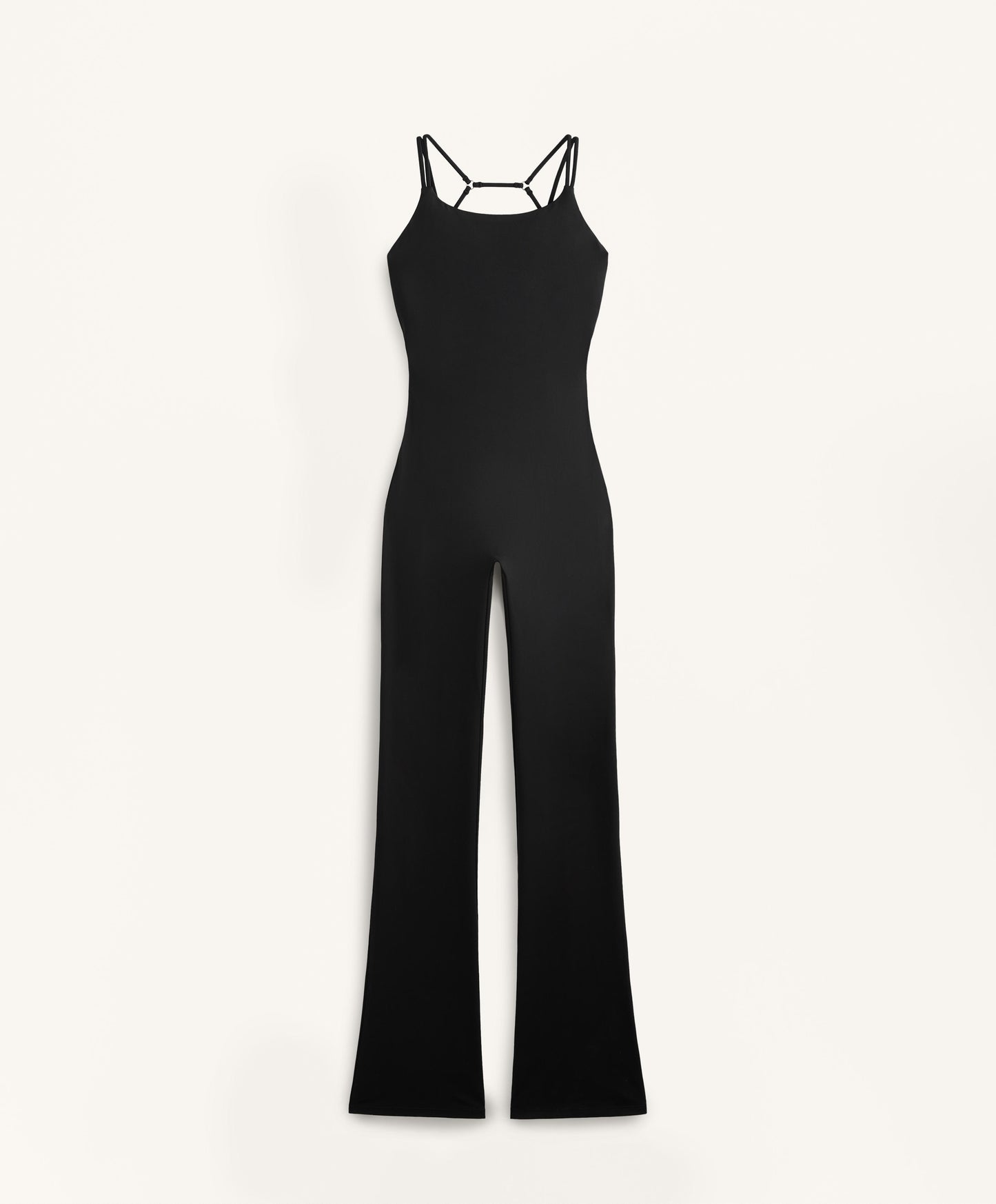 Comfortlux ring detail flare jumpsuit