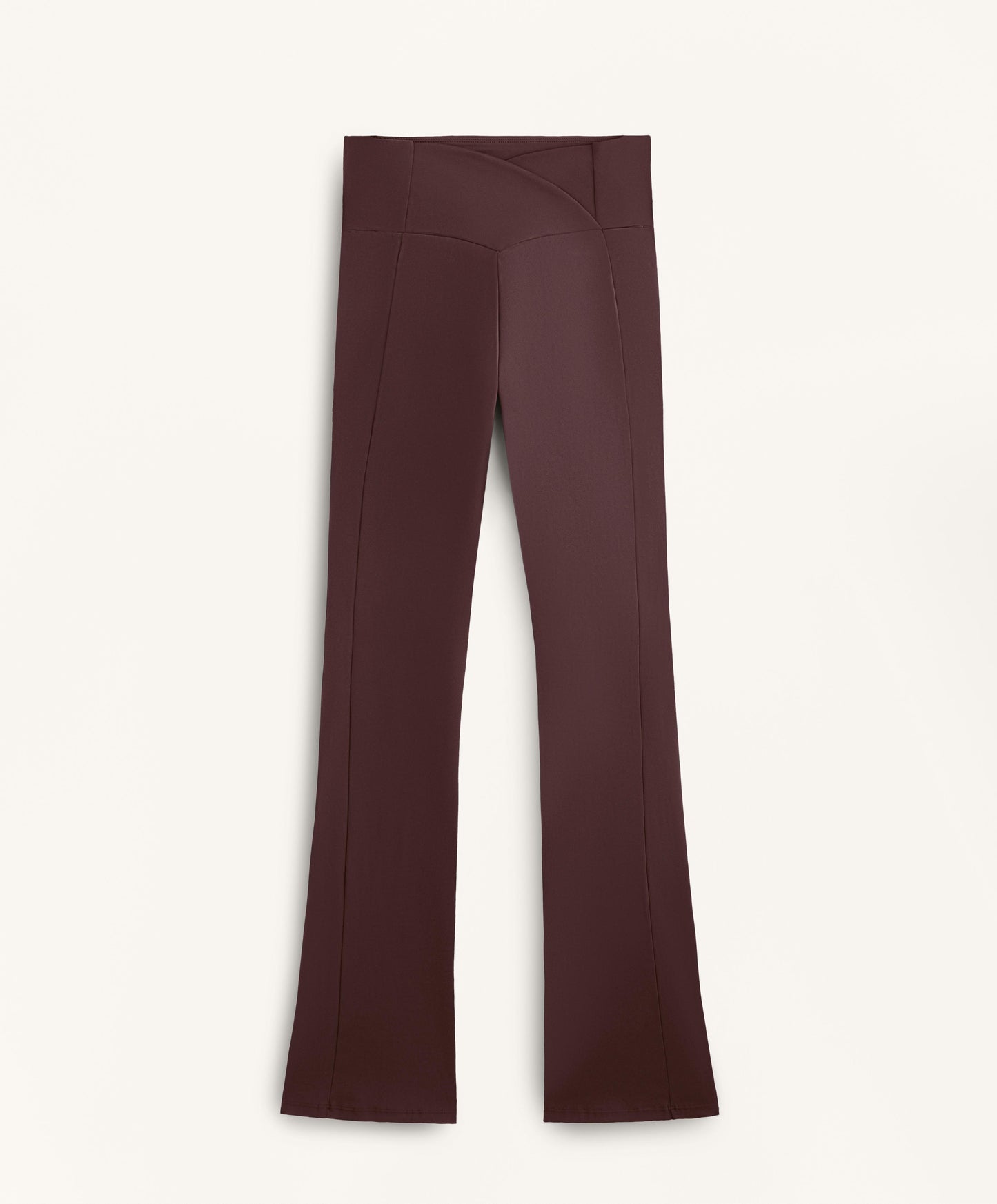 Flare super high rise Comfortlux trousers with pockets
