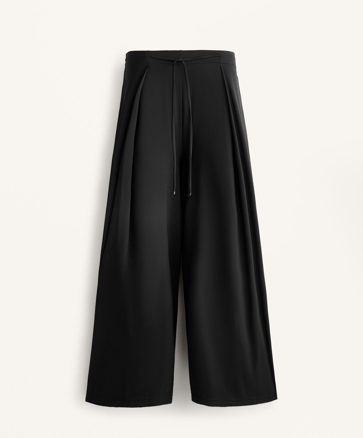Light Touch wide-leg pleated trousers