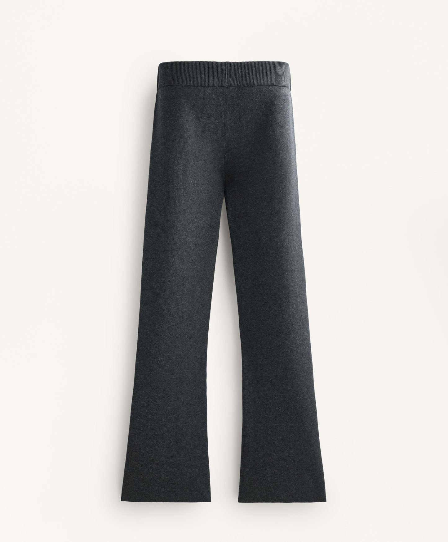 Flare knit trousers