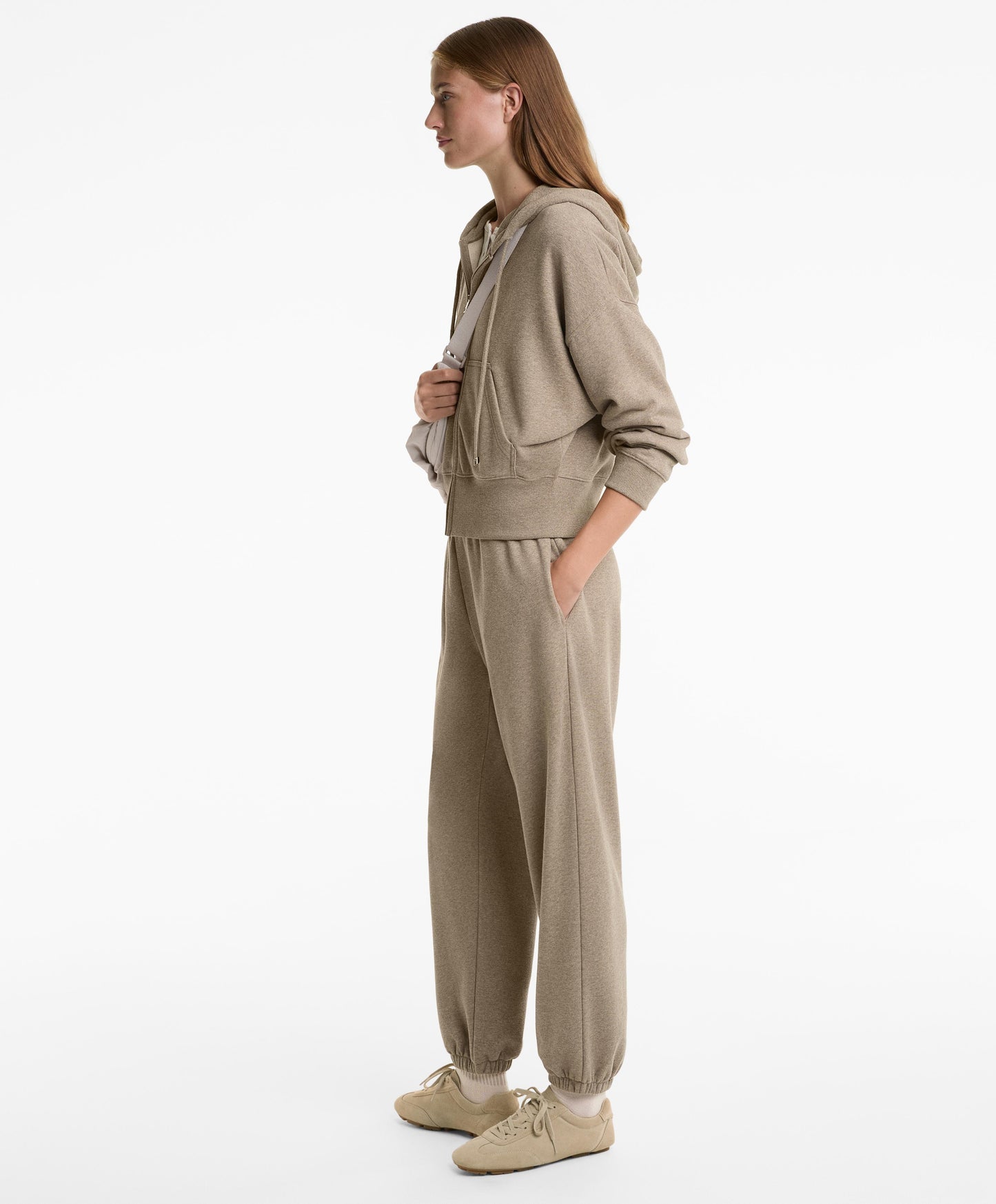 Relaxed fit cotton jogger trousers