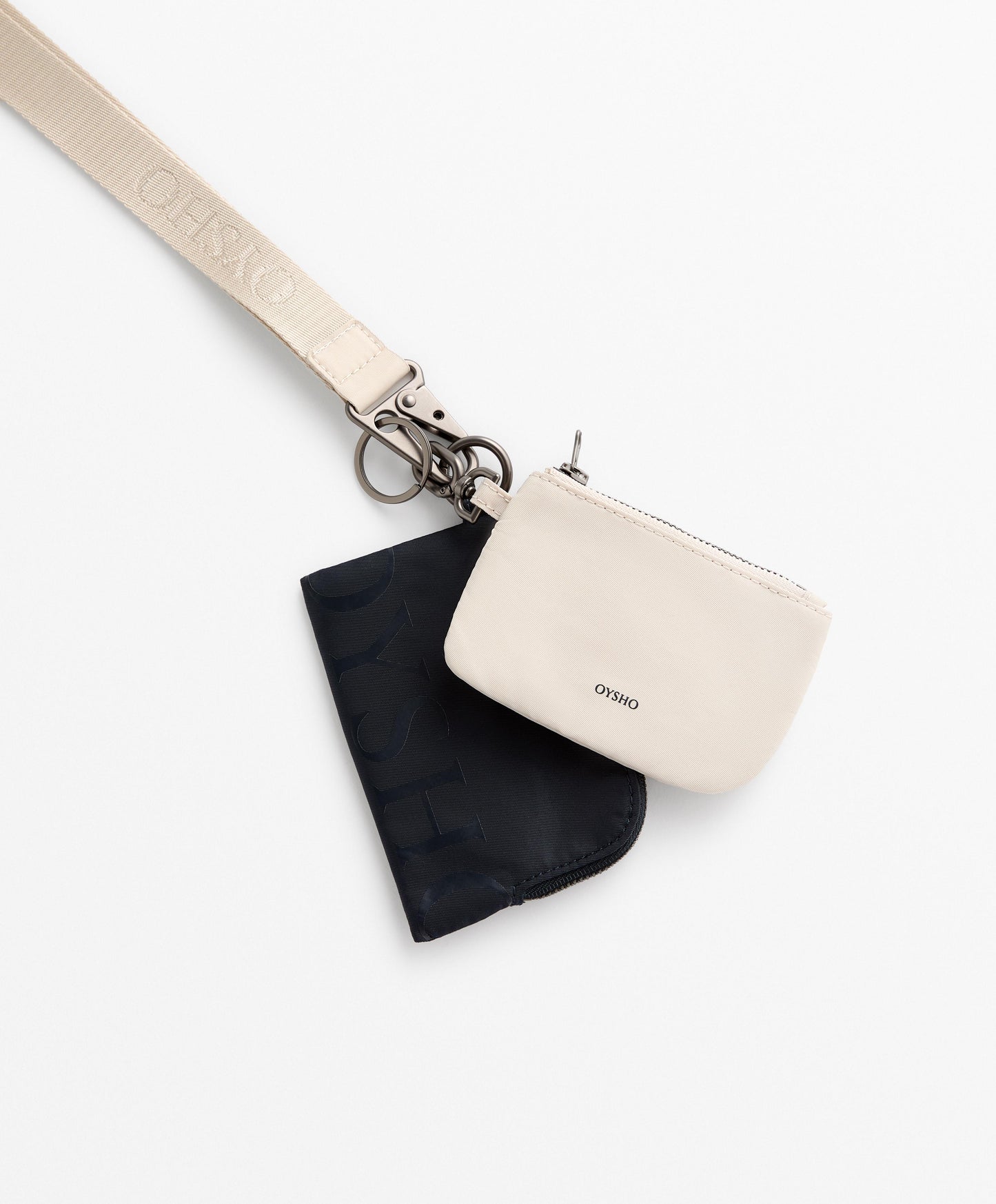 Two-piece wallet with lanyard