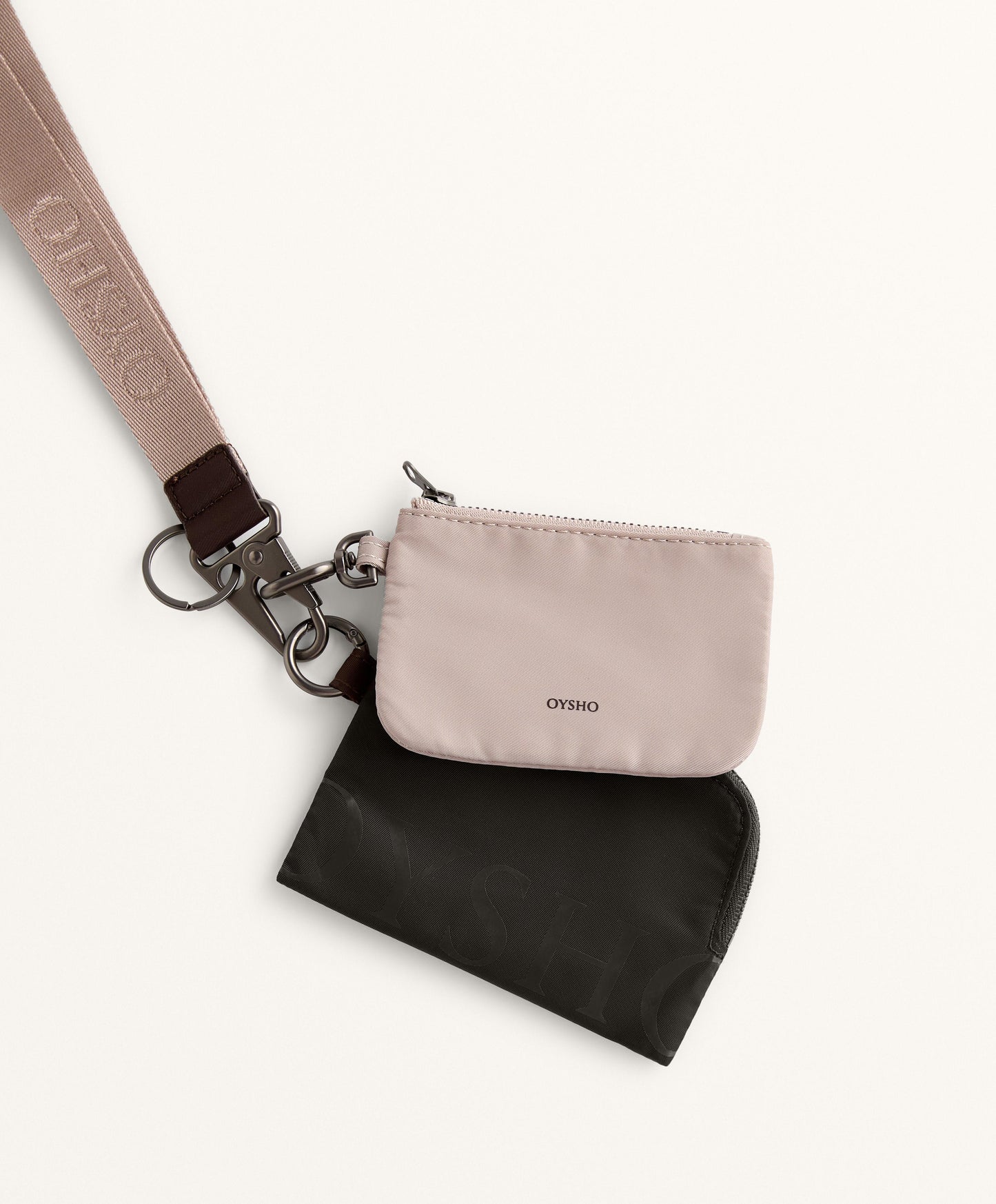 Two-piece wallet with lanyard