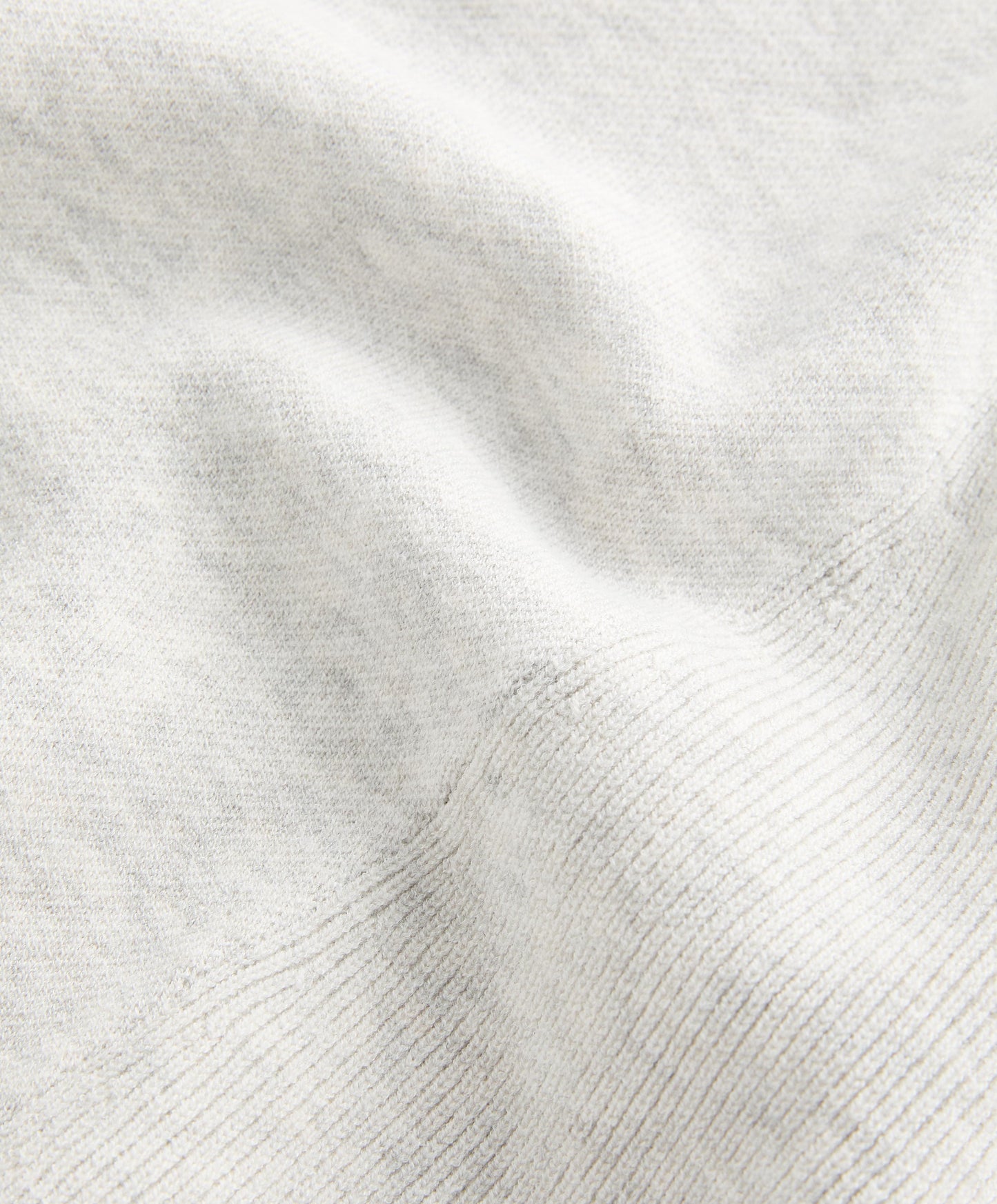Rib knit half-zip jumper