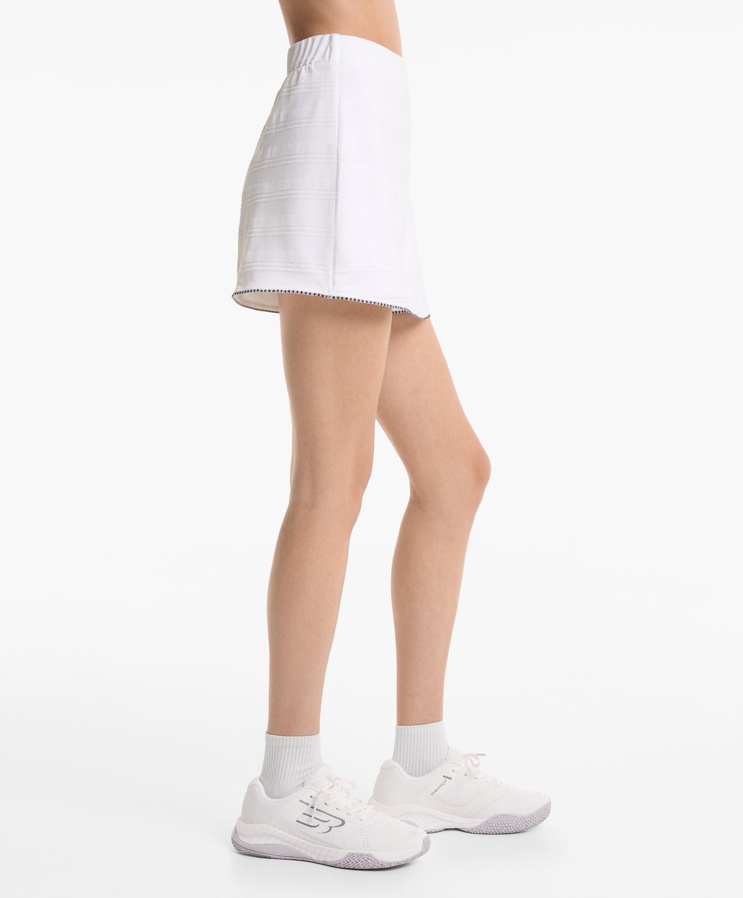 Jacquard piqu¨¦ skort 100% cotton