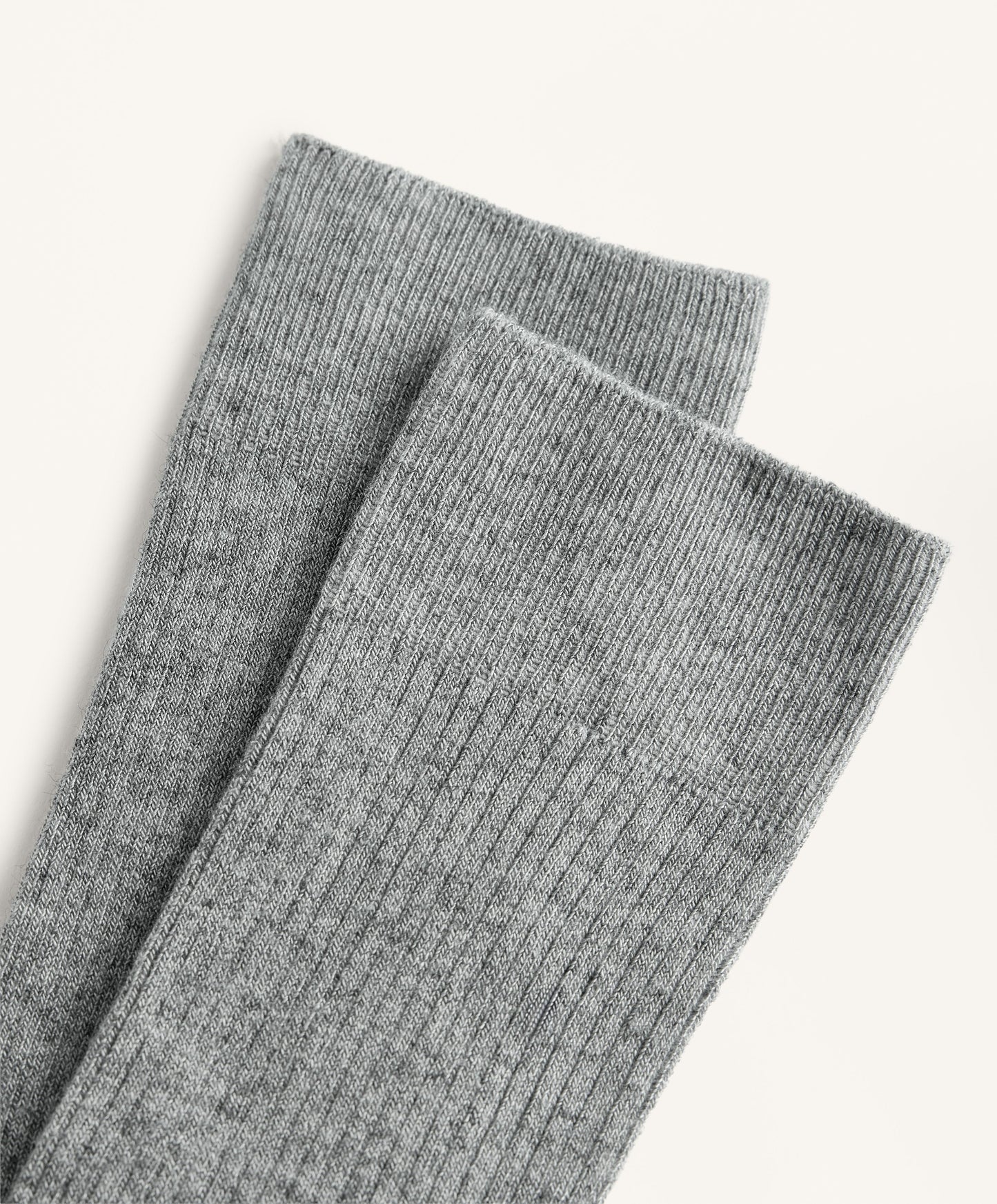 Long 15% cashmere and modal blend socks