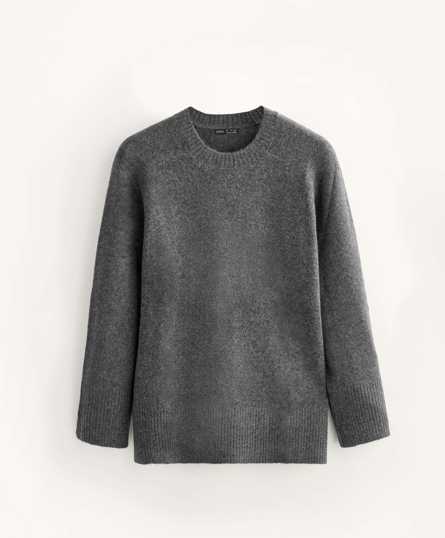 Soft knit round neck jumper