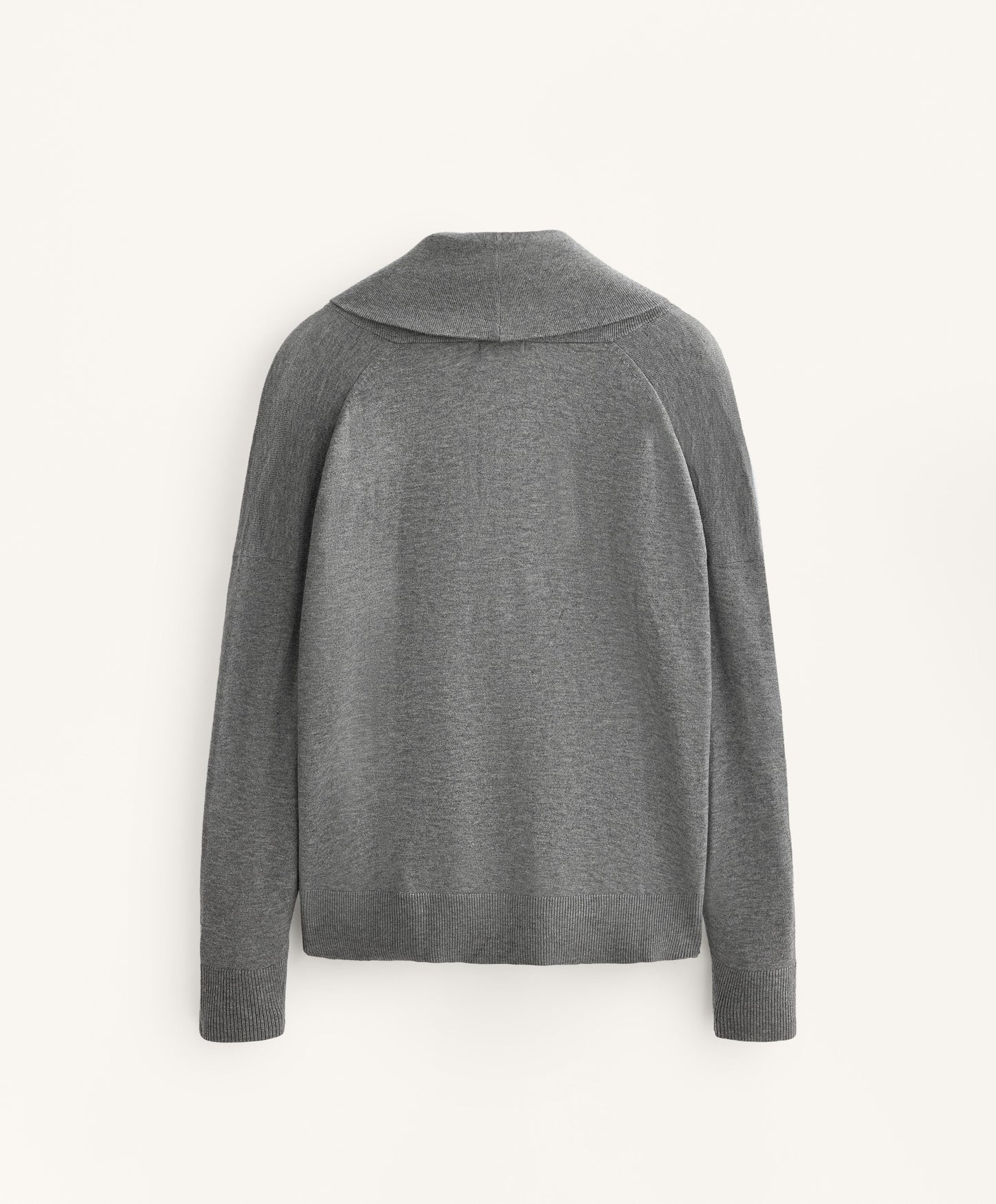 V-neck jumper with lapel