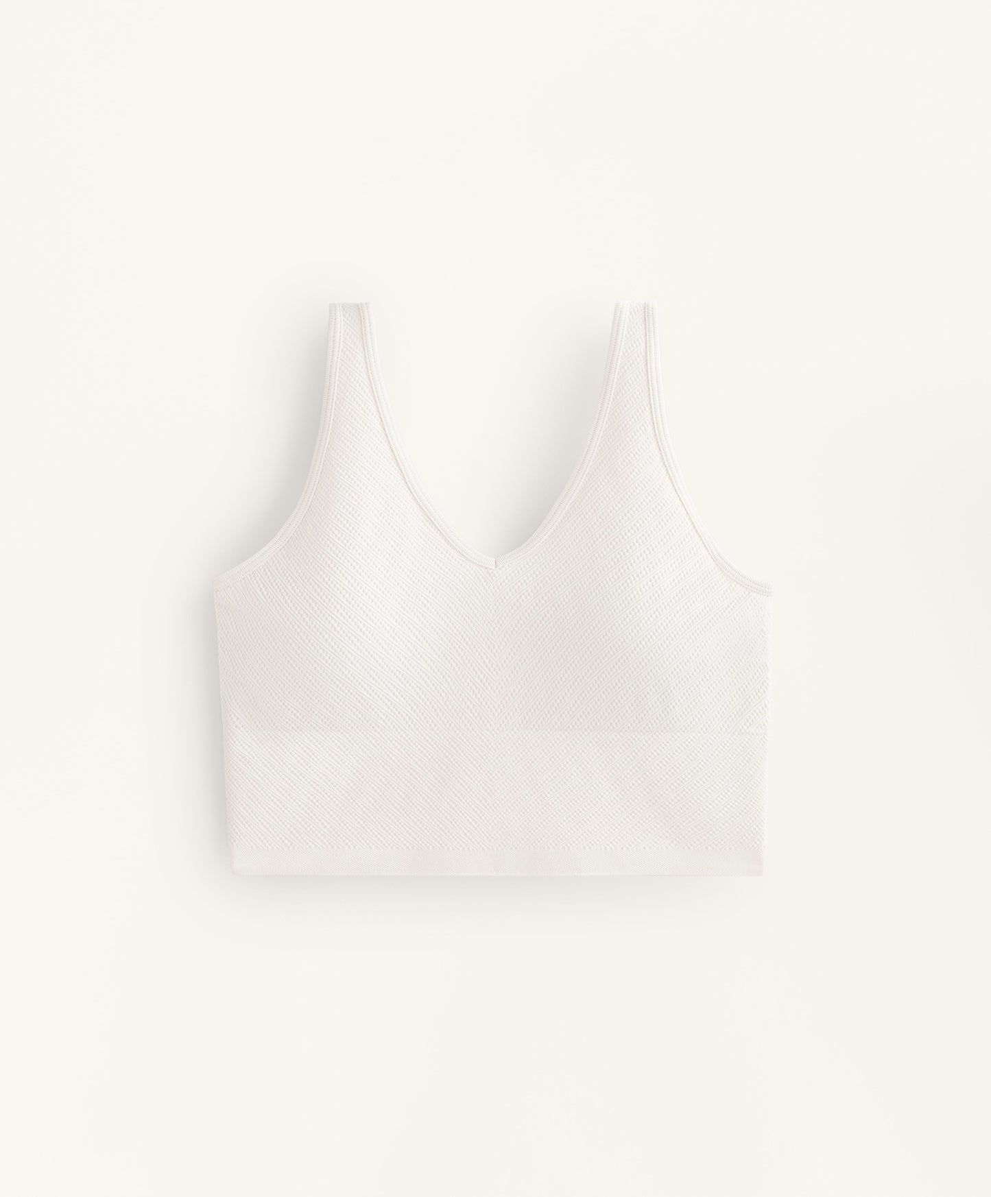 Structured rib tank top