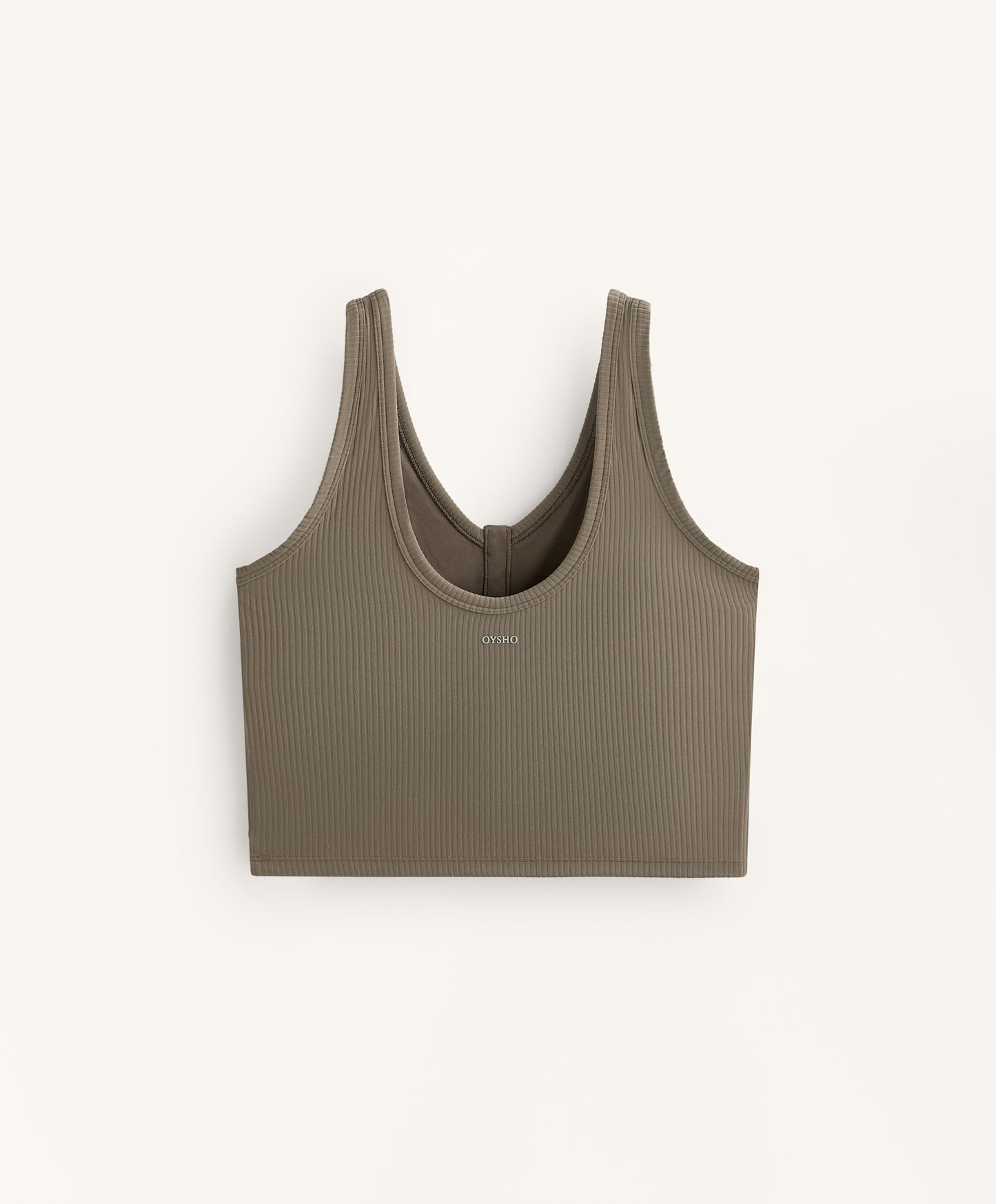 Comfortlux rib open back baker tank top