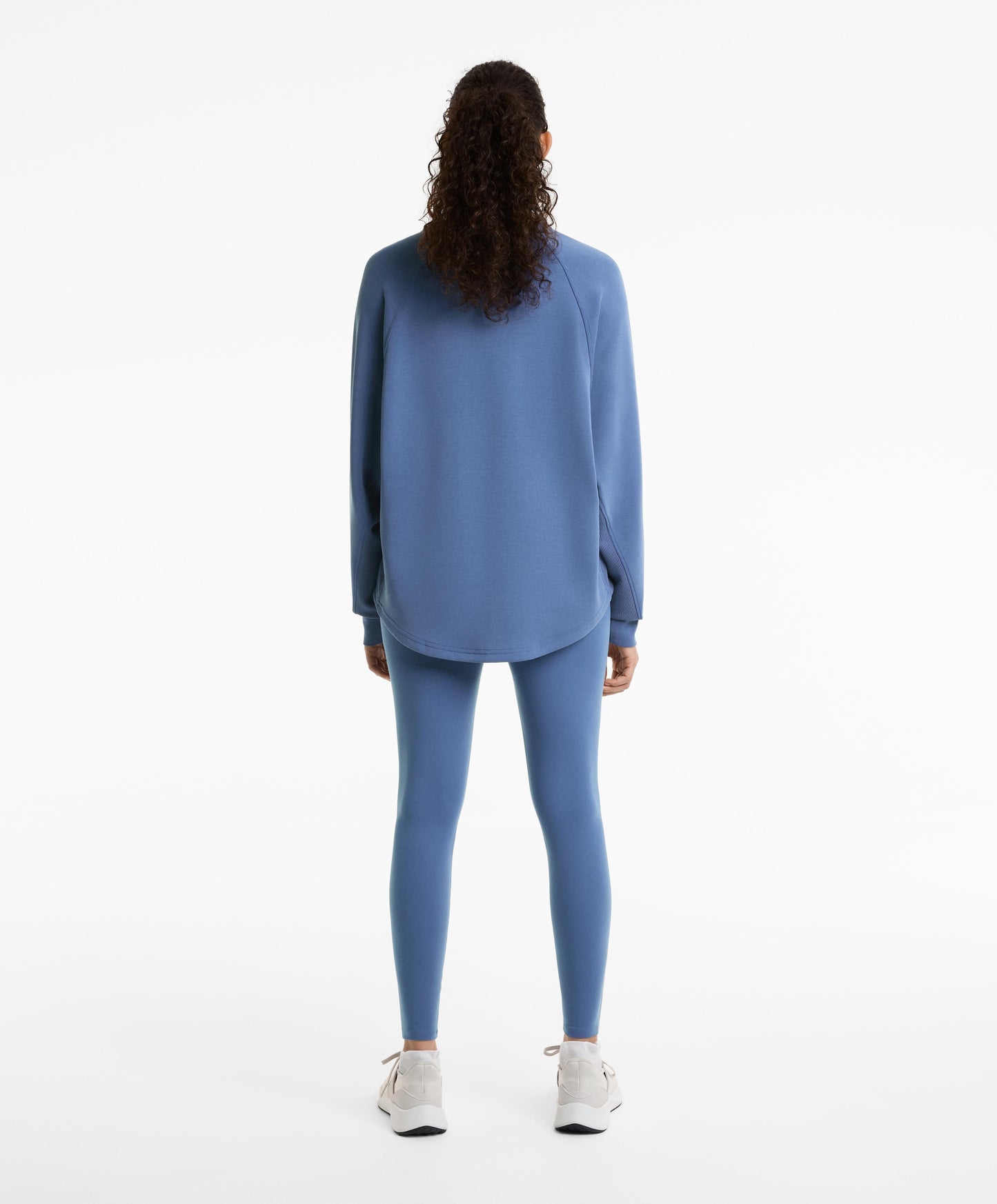 Oversized modal rib sweatshirt