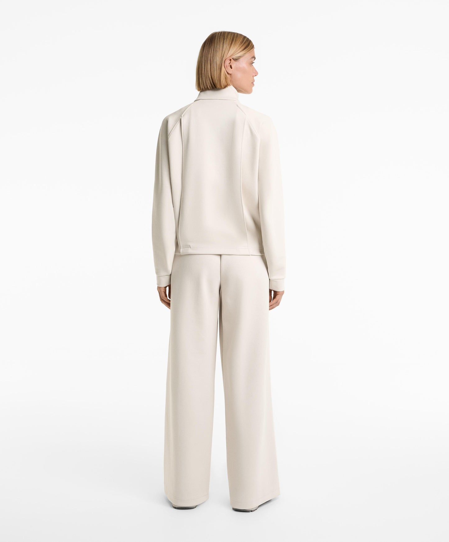Piqu¨¦ pockets jacket with cotton
