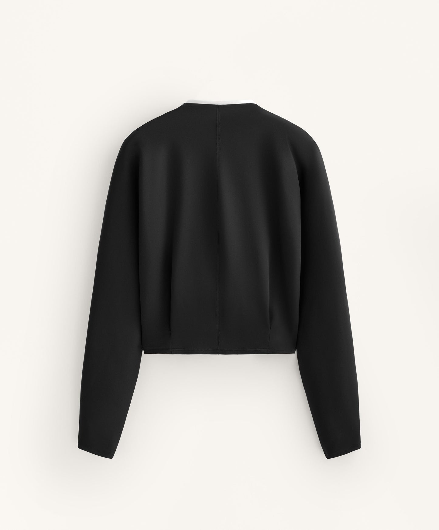 Neoprene-effect corset jacket