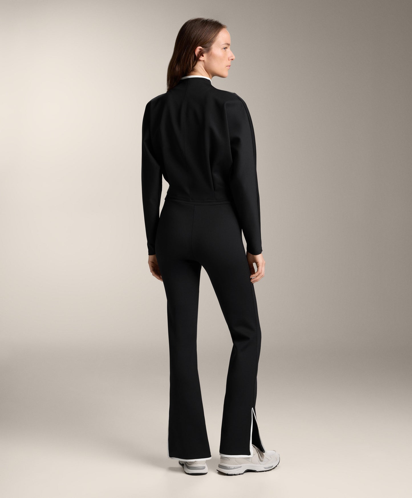 Neoprene-effect corset jacket