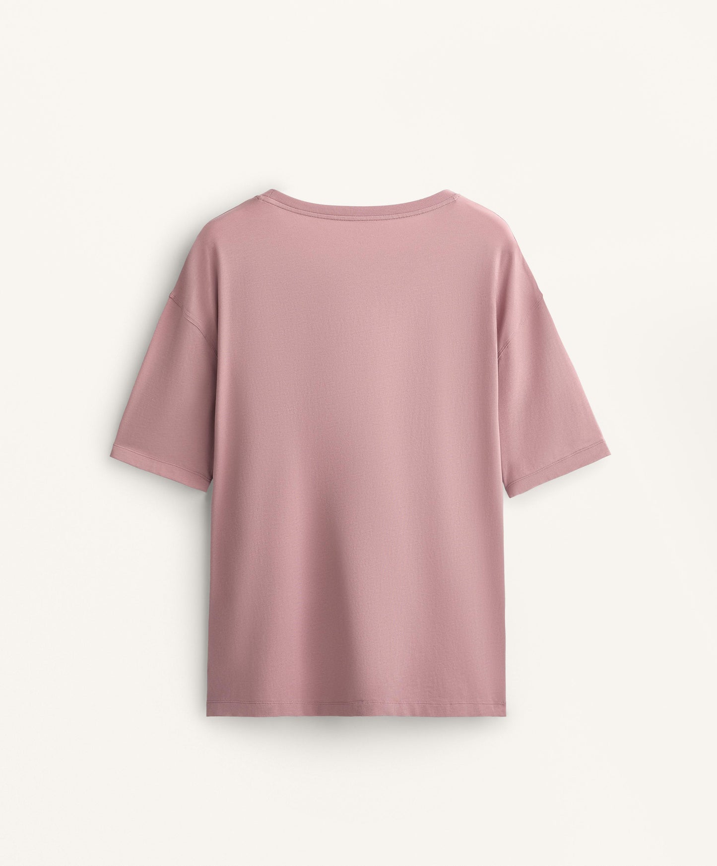 Short sleeve cotton blend T-shirt