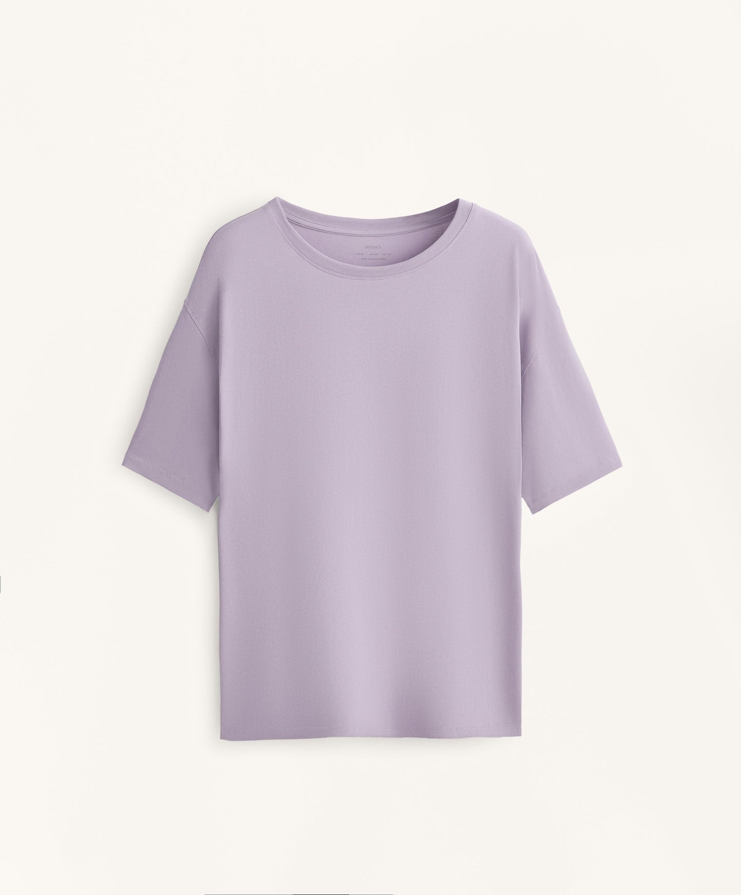 Short sleeve cotton blend T-shirt