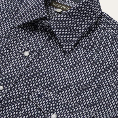 Diamond Geo Western Shirt Men