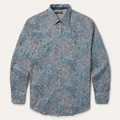 Paisley Western Shirt Men