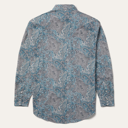 Paisley Western Shirt Men