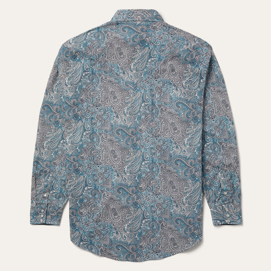 Paisley Western Shirt Men