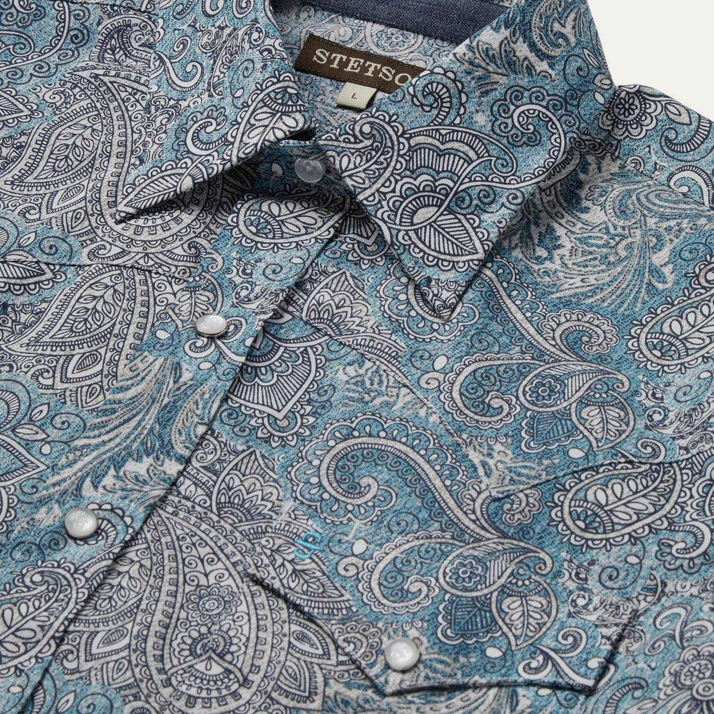 Paisley Western Shirt Men