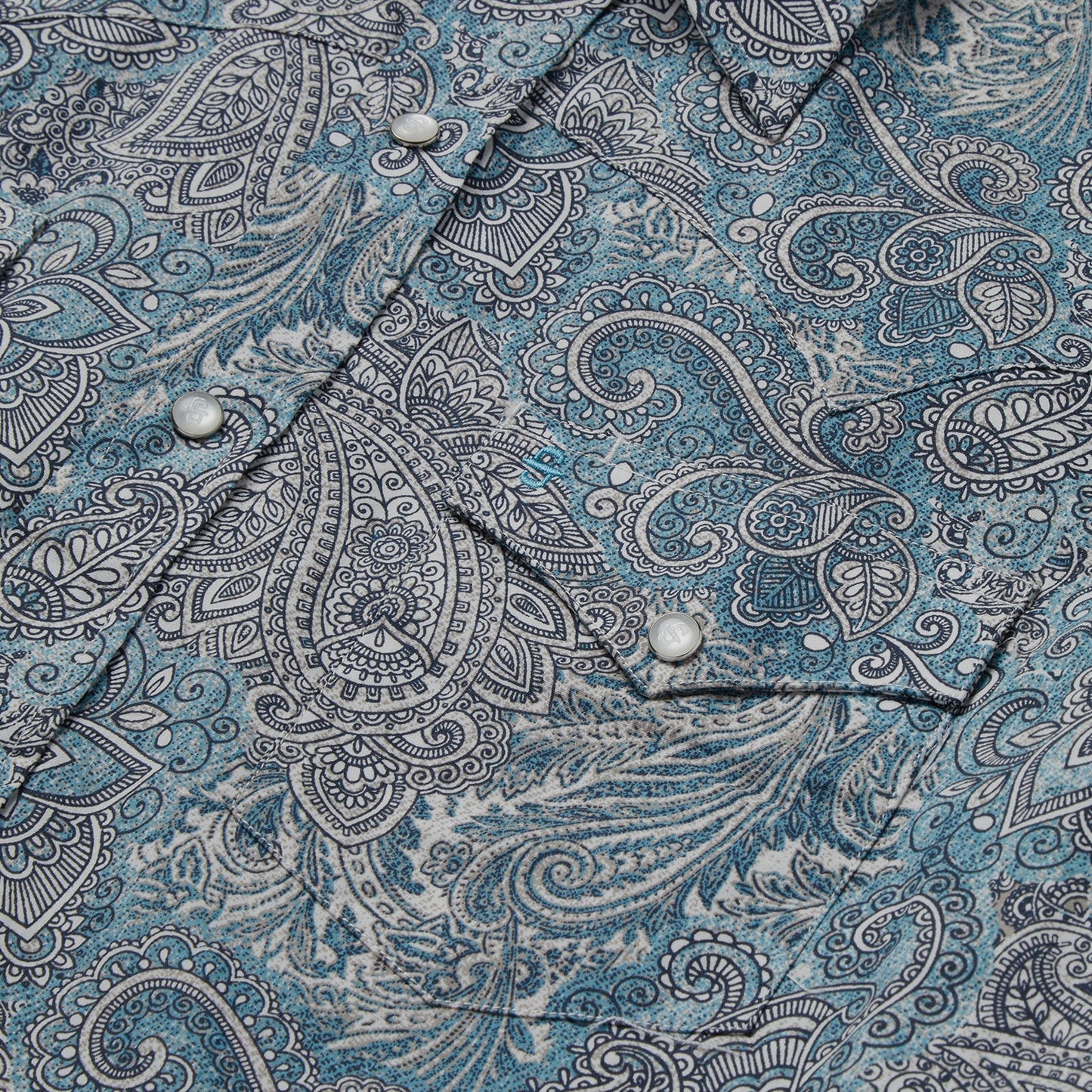 Paisley Western Shirt Men