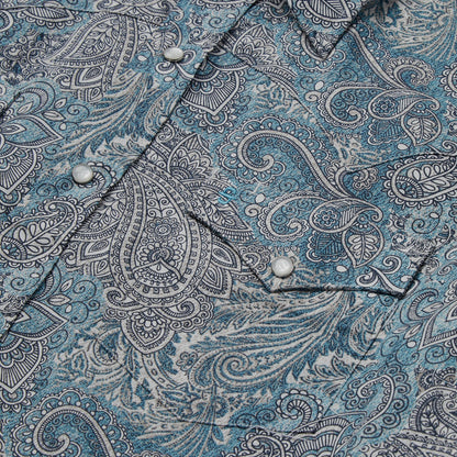 Paisley Western Shirt Men