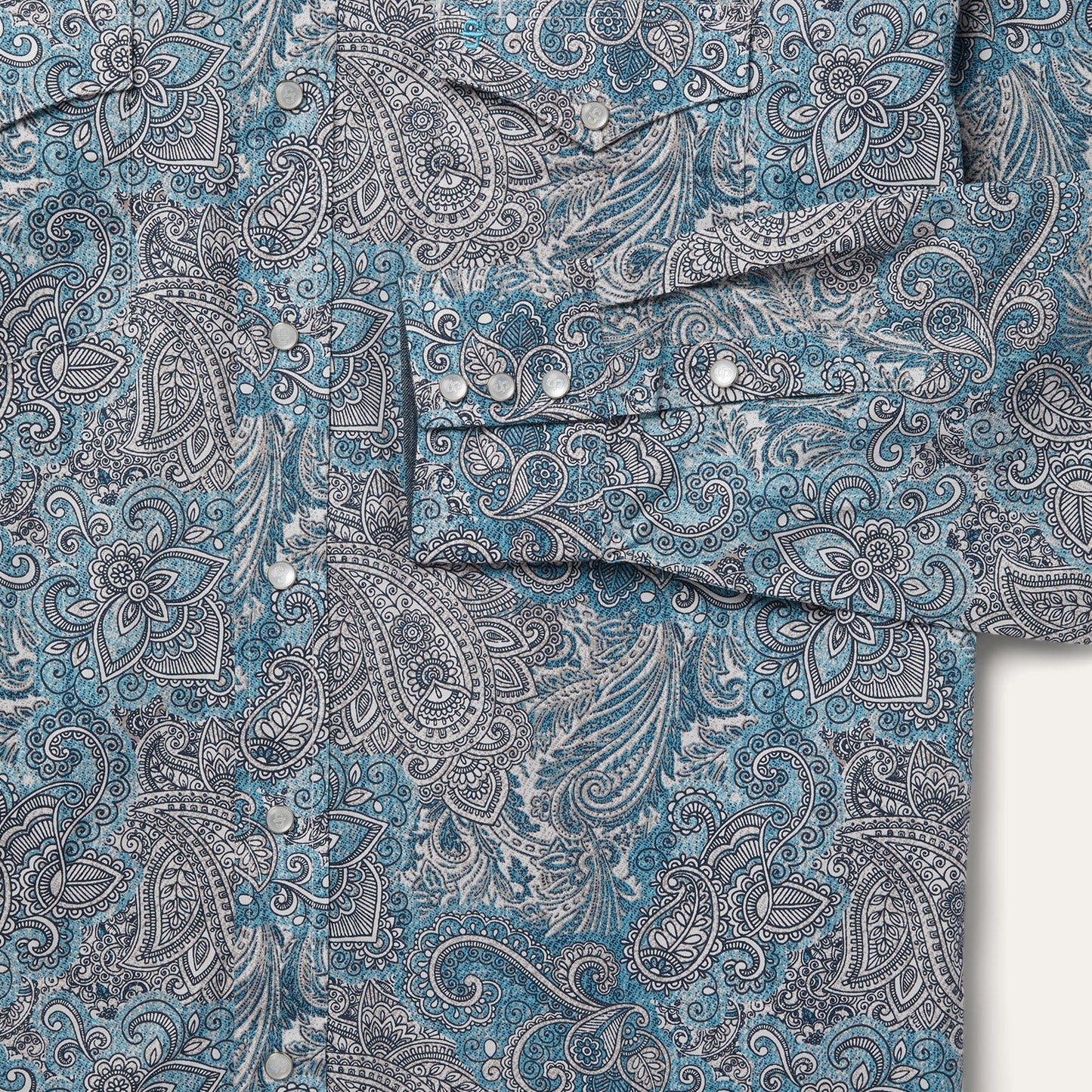 Paisley Western Shirt Men