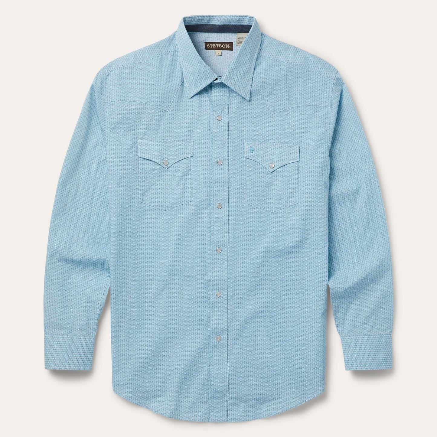 Geo Western Shirt Men