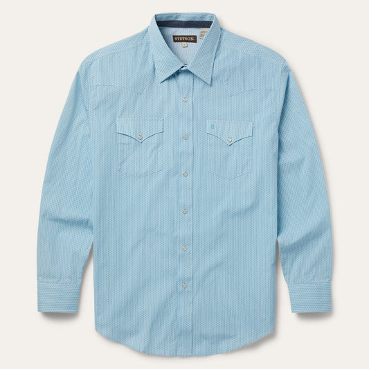 Geo Western Shirt Men