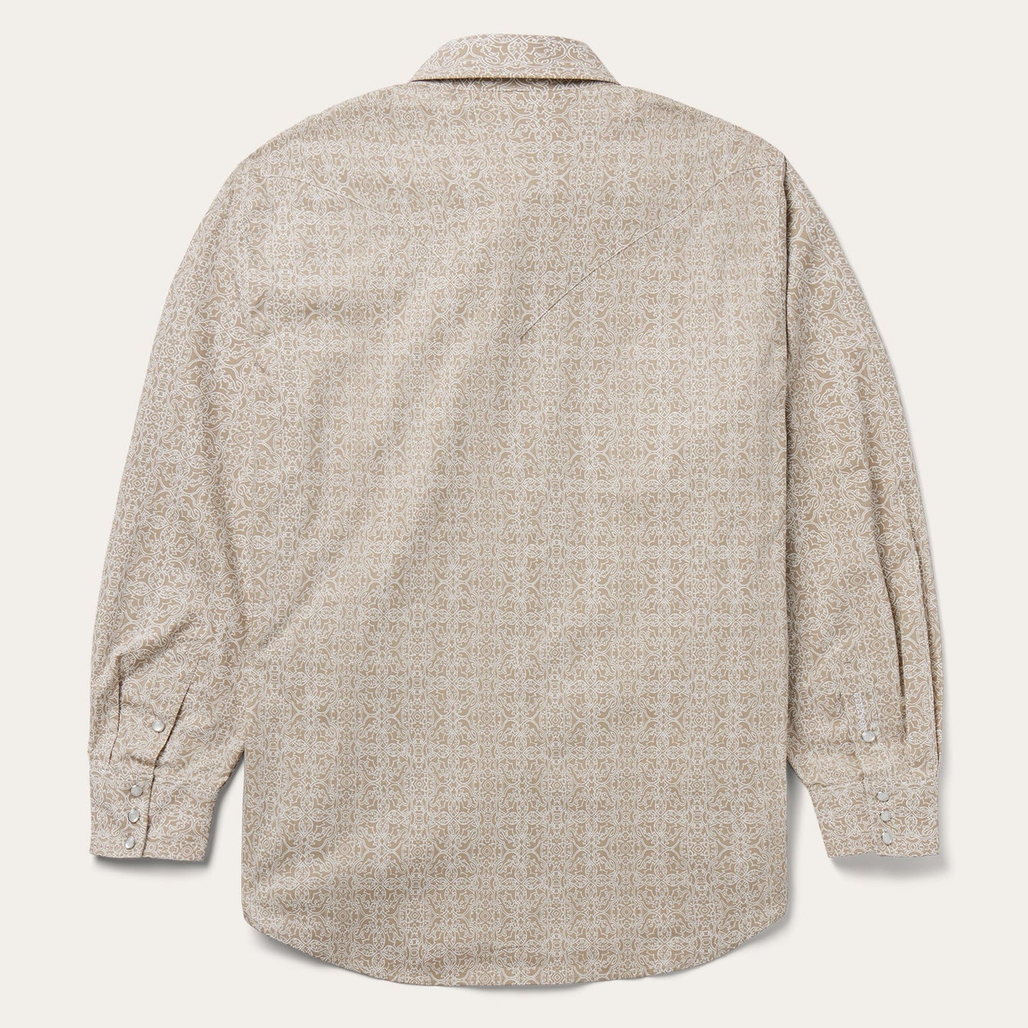 Medallion Print Western Shirt Men