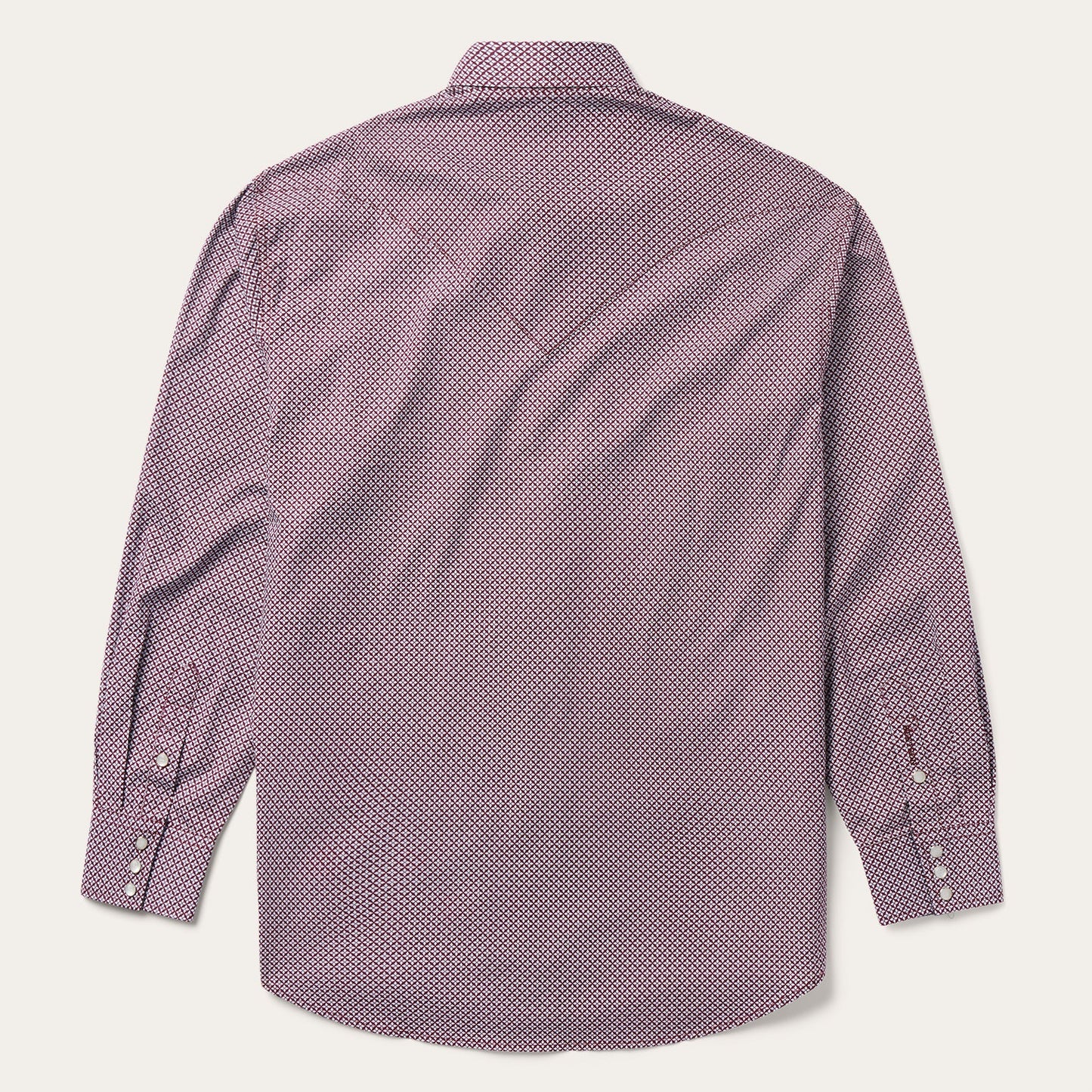 Four Point Geo Print Western Shirt Men