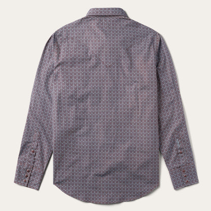 Chevron Grid Shirt Men