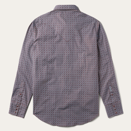 Chevron Grid Shirt Men