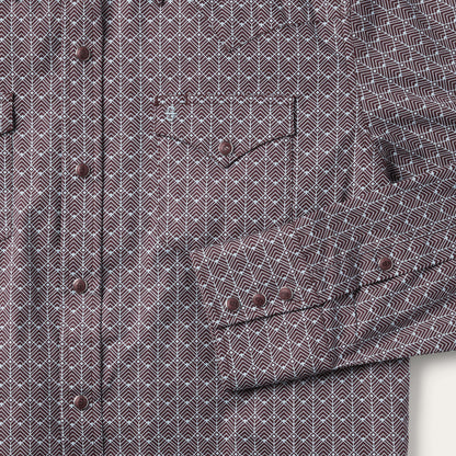 Chevron Grid Shirt Men