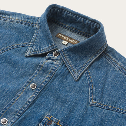 Classic Denim Shirt Men
