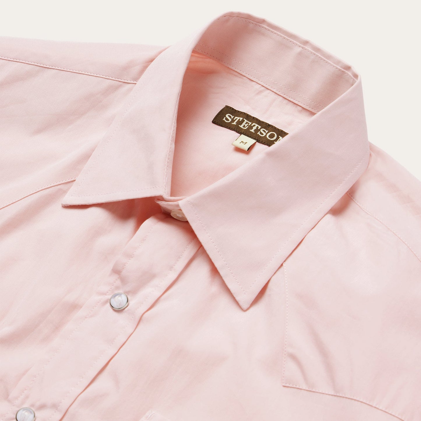 Pink EndOnEnd Western Shirt Men