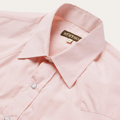Pink EndOnEnd Western Shirt Men