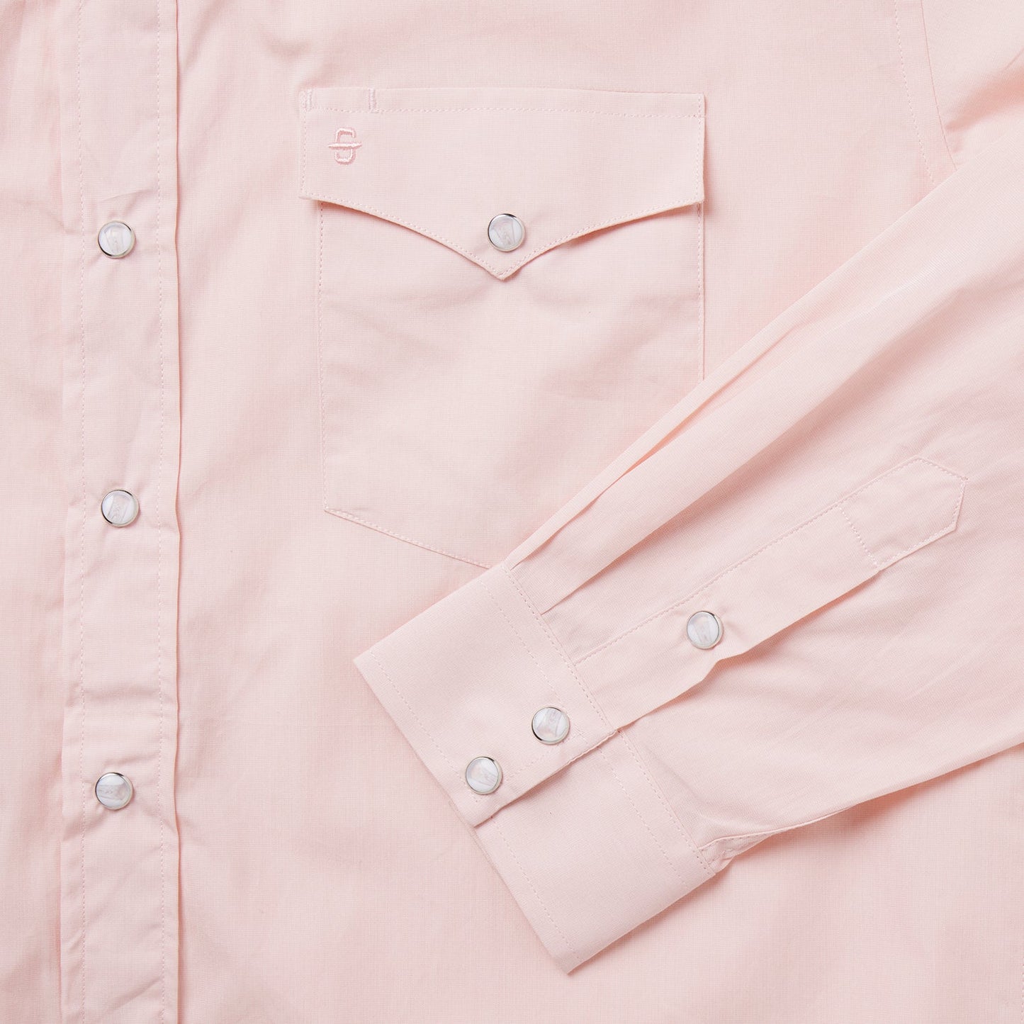Pink EndOnEnd Western Shirt Men