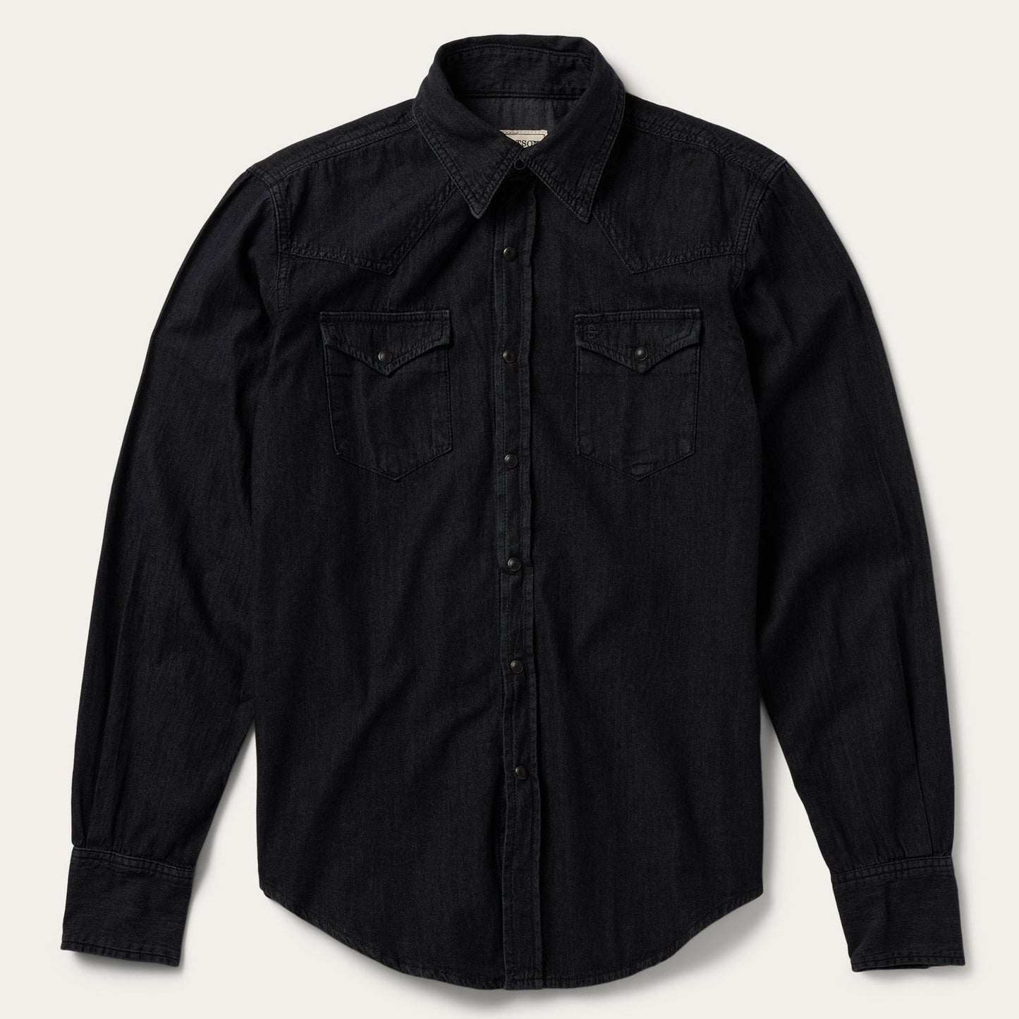 Modern Denim Western Shirt Men