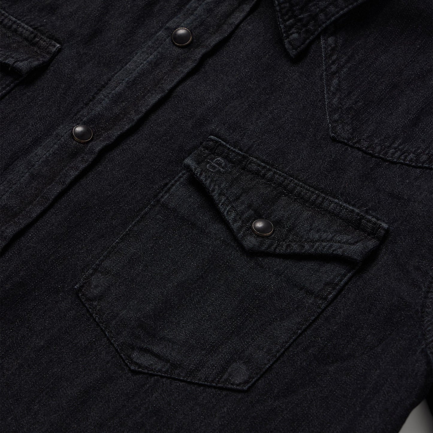 Modern Denim Western Shirt Men