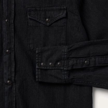 Modern Denim Western Shirt Men