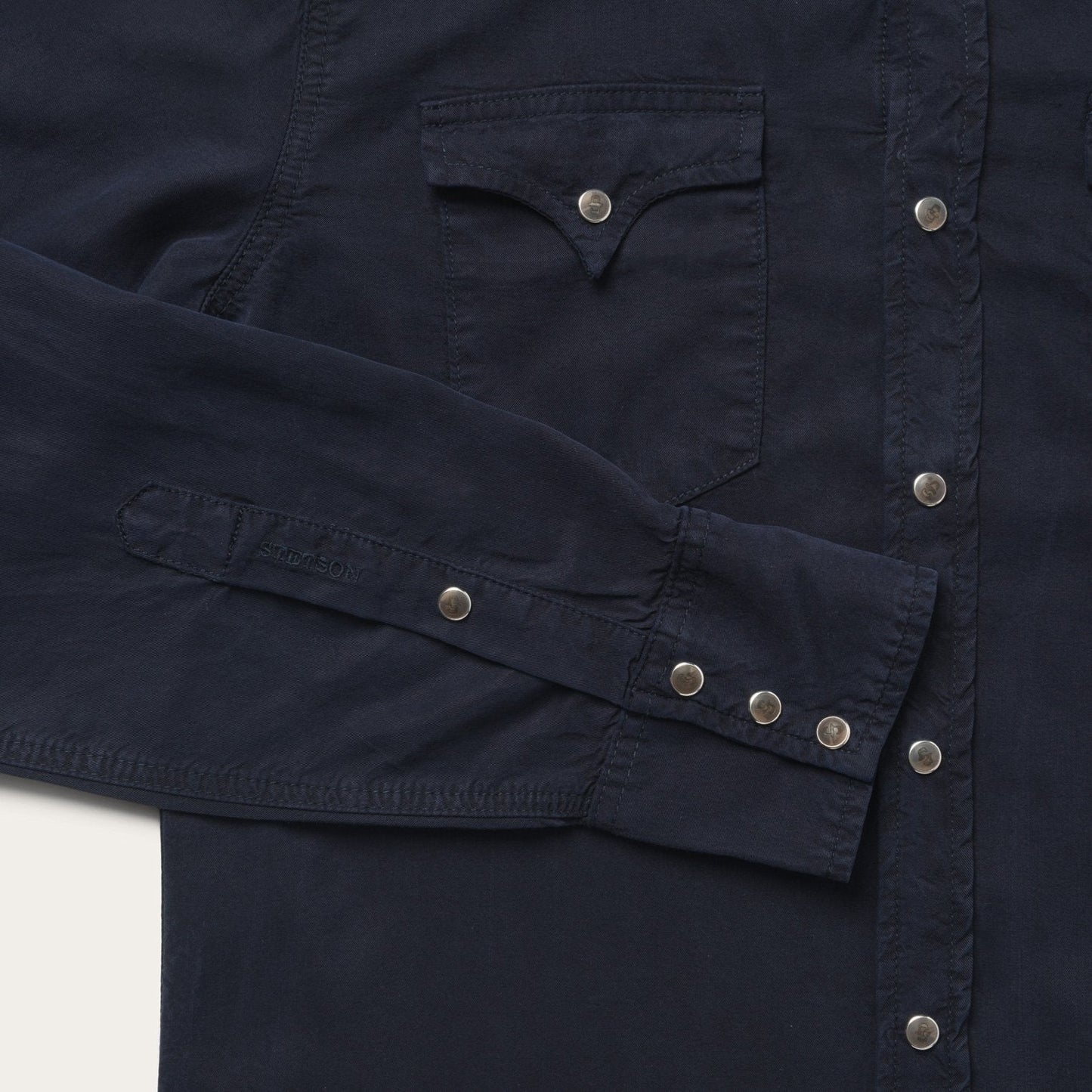 Navy Twill Shirt Men