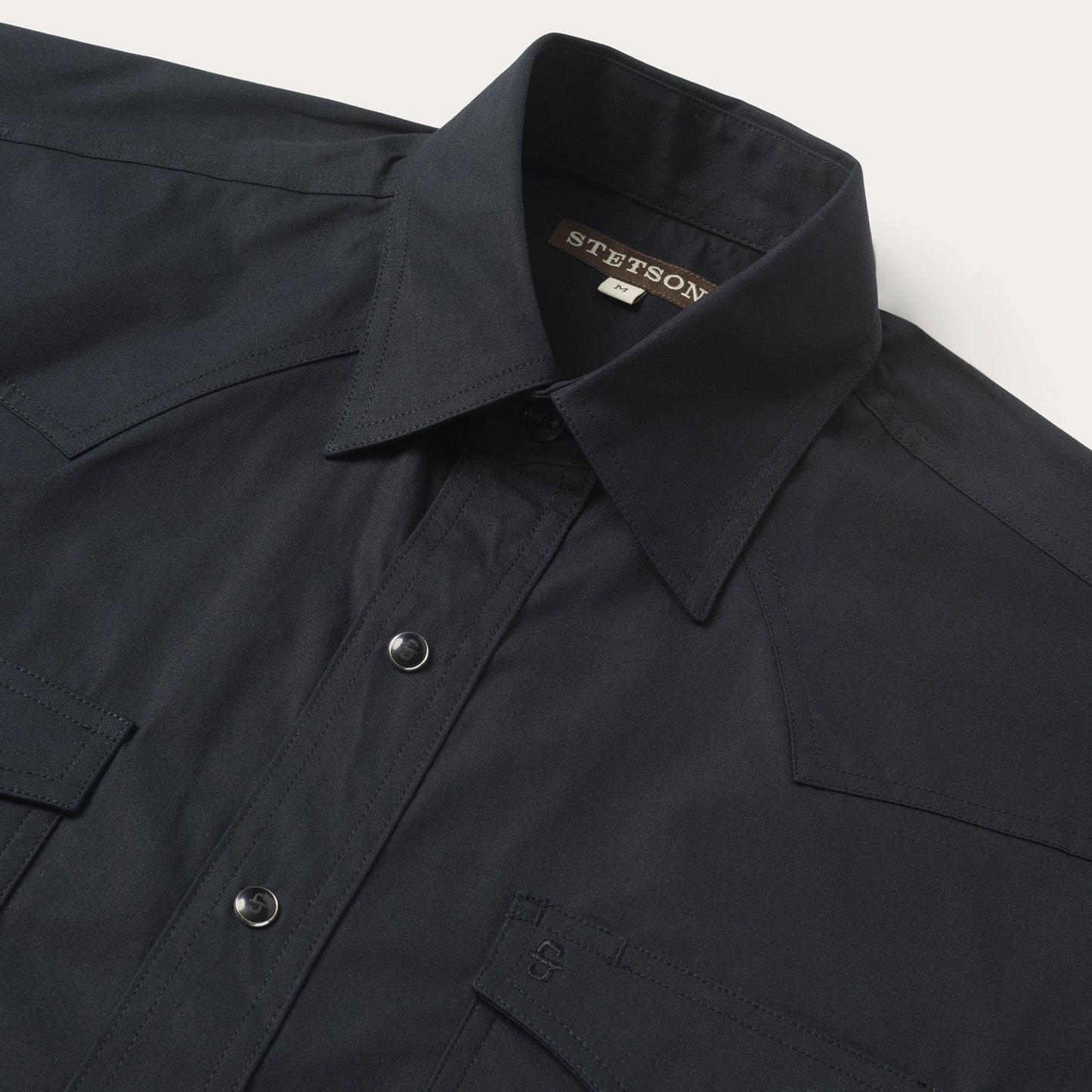 Classic Western Shirt in Black Men