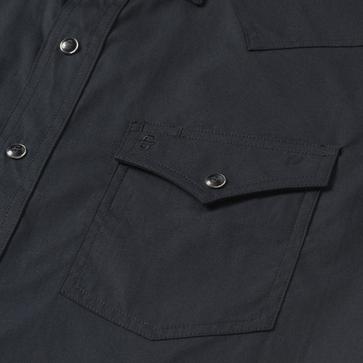 Classic Western Shirt in Black Men