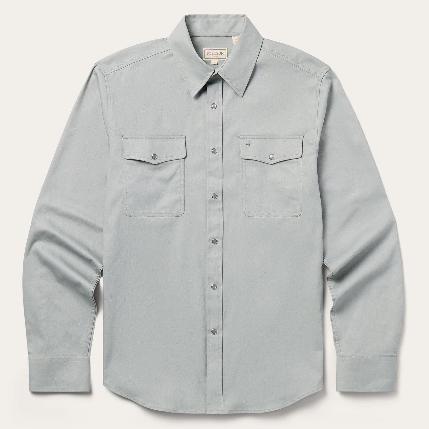 Brushed Twill Western Shirt Men