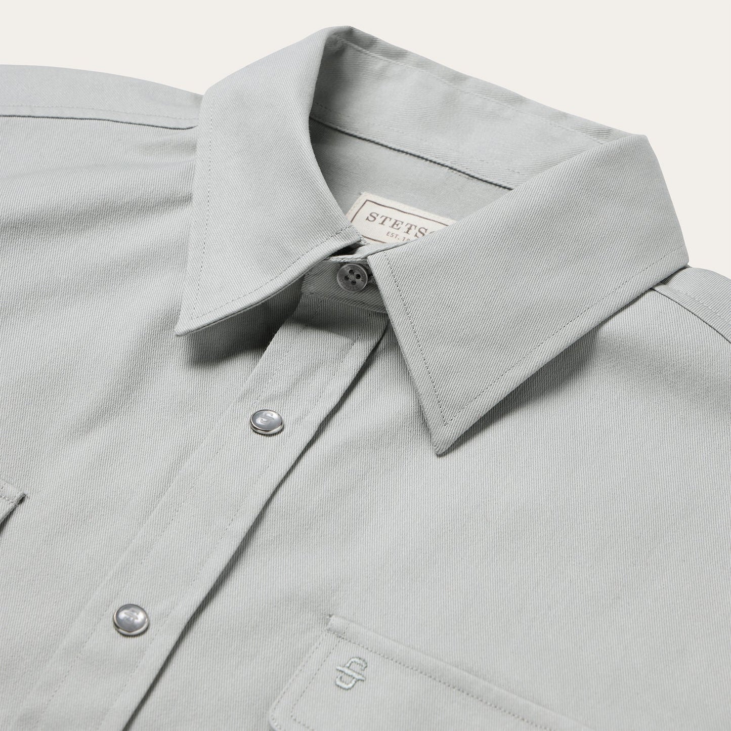 Brushed Twill Western Shirt Men