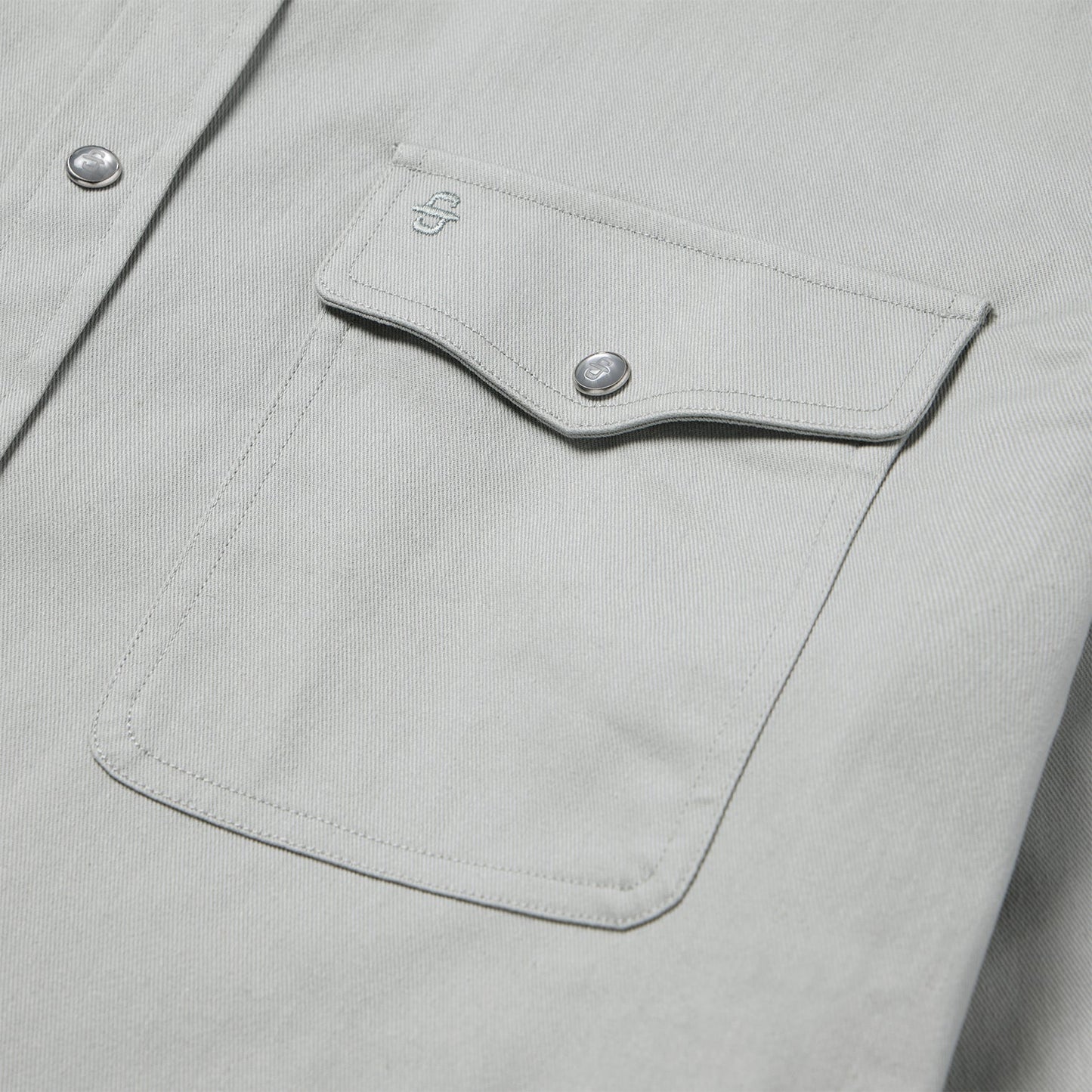 Brushed Twill Western Shirt Men