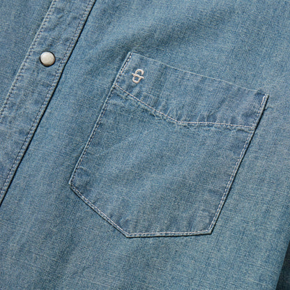 Chambray Denim Shirt Men