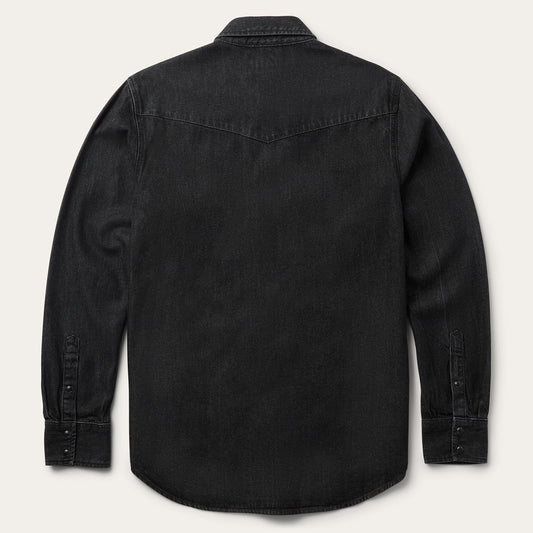 Boot Stitch Denim Shirt Men